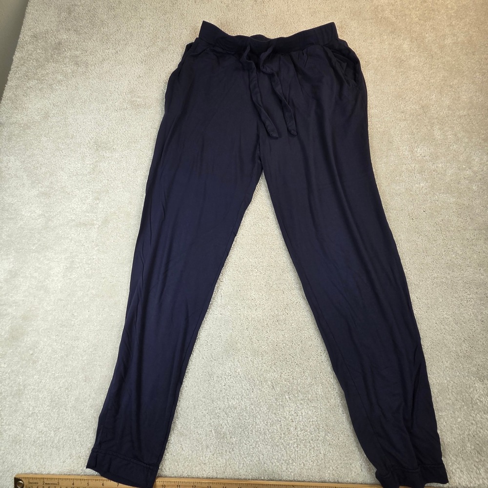 Cozy Earth Women Blue Bamboo Jogger Lounge Pants Size M